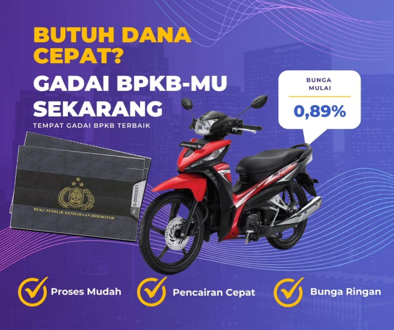 Kredit Jaminan Bpkb Motor Honda NewRevo Fit Ficw Dapat Dana Berapa? Seperti Ini Simulasinya